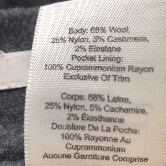 Babaton - Aritzia - wool pants - grey - elastic waist and cuffs - size S - Picture 5 of 5